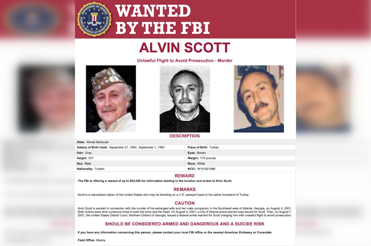 FBI Slaps $20K Bounty on Buckhead Double-Murder Fugitive 25 Years After Atlanta Slayings