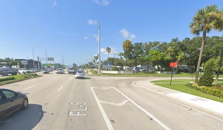 Ferrari Torn Apart on Fort Lauderdale's Federal Highway, Woman Hurt