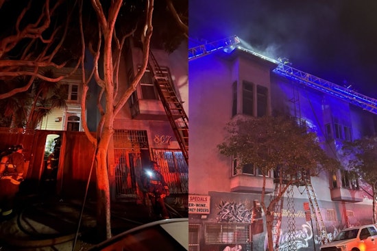Fillmore Street Building Erupts in 2-Alarm Fire, Crews Rescue Multiple Residents