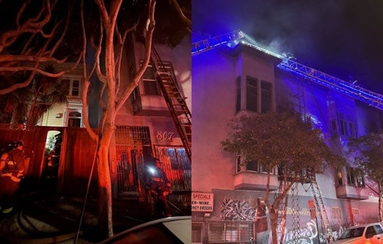 Fillmore Street Building Erupts in 2-Alarm Fire, Crews Rescue Multiple Residents