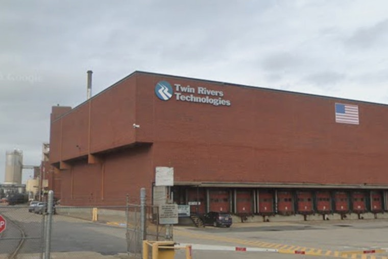 Fire at Twin Rivers Technologies Plant in Quincy, MA