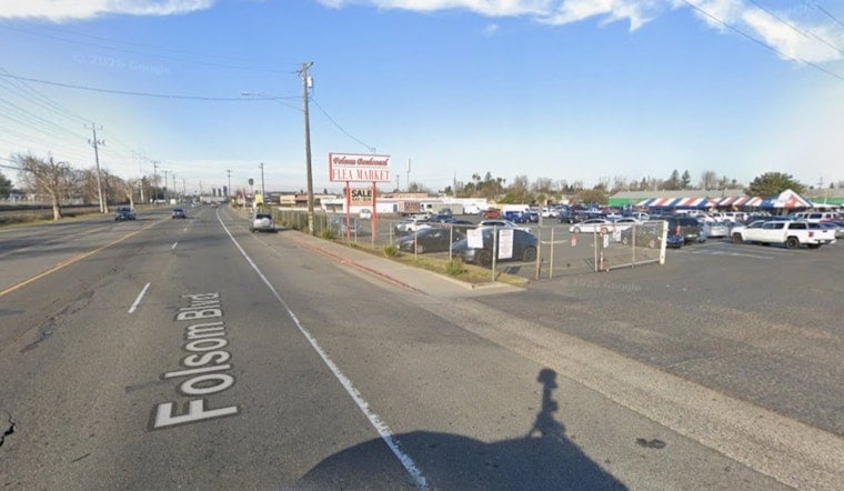 Fire Tears Through Folsom Boulevard Flea Market, Flames Seen on All Four Sides