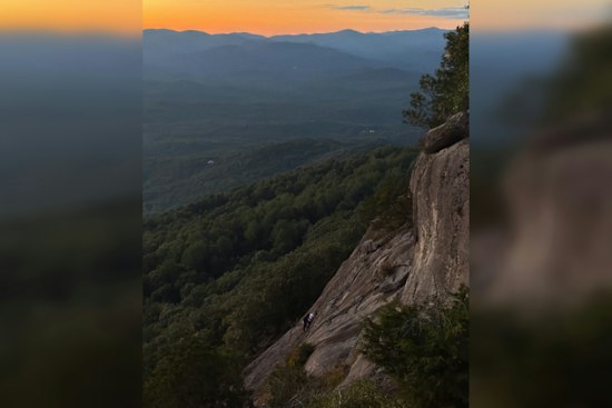 Firefighter Rappels 260 Feet Down Mount Yonah to Free Stranded Climber