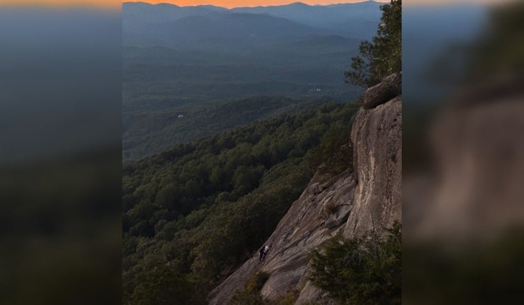 Firefighter Rappels 260 Feet Down Mount Yonah to Free Stranded Climber