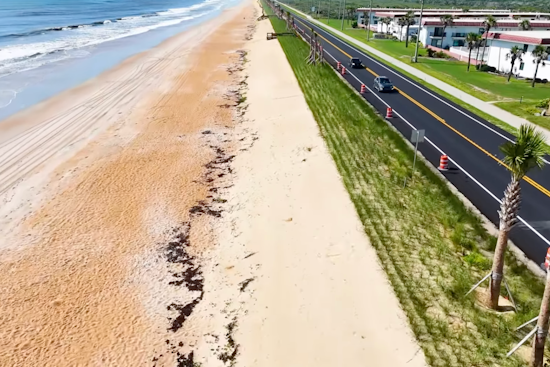 Flagler and Volusia's Buried $117M Seawall Finally Finished After Two-Year Race Against Storms