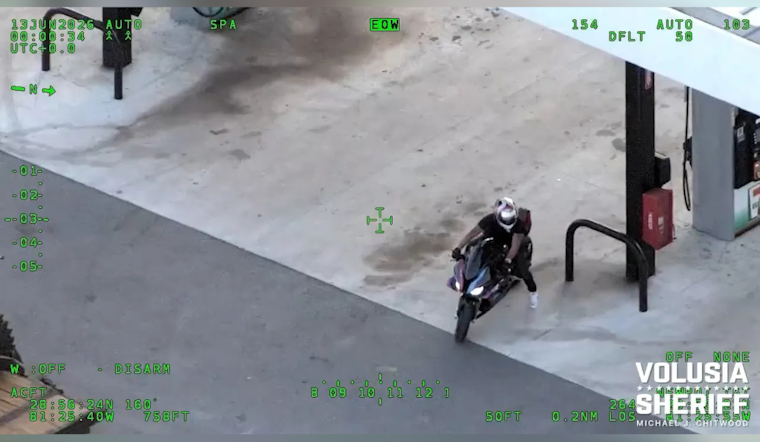 Florida Motorcyclist Arrested After 4-County Deputy Chase