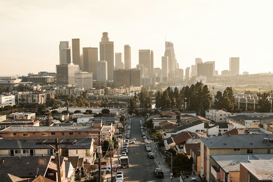Fog Fades, Sun Blazes Over Downtown Los Angeles' 87-Degree Day