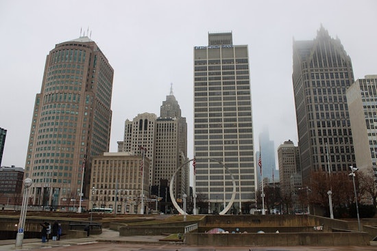 Foggy Detroit Dawn Before Sunday Storms Slam Motor City