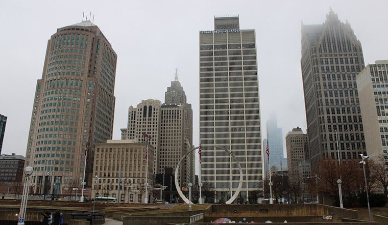 Foggy Detroit Dawn Before Sunday Storms Slam Motor City