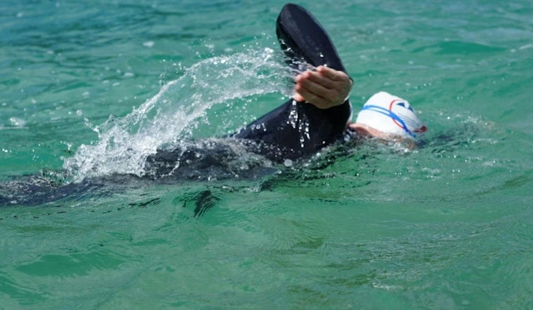 Former Las Vegas Swimmer, 47, Crosses English Channel After 18 Months of Training