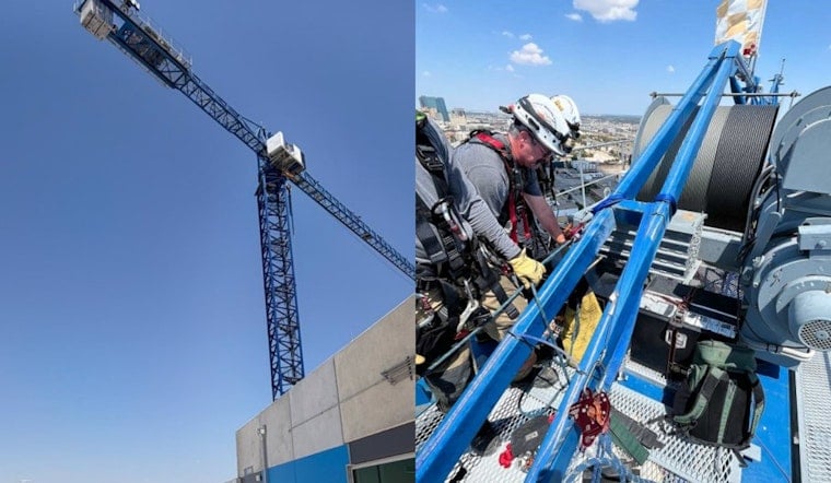 Fort Worth Crews Rescue Crane Operator 220 Feet Up at JPS Site Again