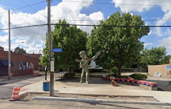 Four New Sculptures Bring Color to Cleveland's Buckeye Corridor, $48K Well Spent