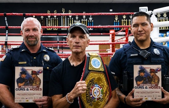 Garland Police Send Three Fighters to 25th Guns & Hoses Boxing Bout in Allen