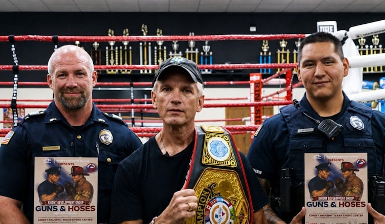 Garland Police Send Three Fighters to 25th Guns & Hoses Boxing Bout in Allen