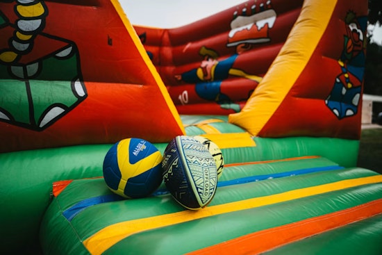 Giant Inflatables, Gellyball and Steve Ewing Land in St. Charles' Frenchtown