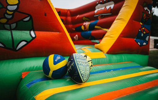 Giant Inflatables, Gellyball and Steve Ewing Land in St. Charles' Frenchtown