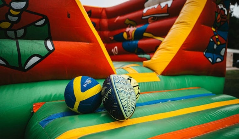 Giant Inflatables, Gellyball and Steve Ewing Land in St. Charles' Frenchtown