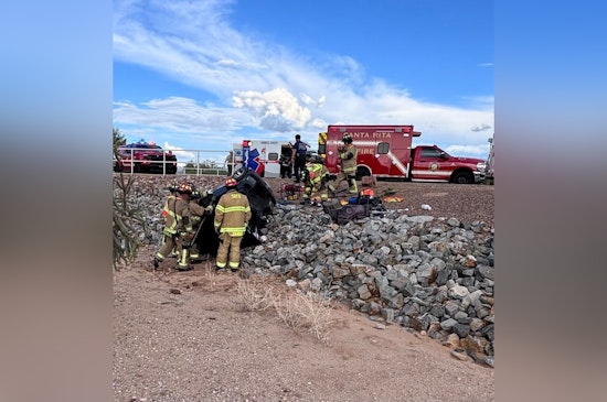 Golf Cart Flips Into Green Valley Arroyo, Trapping Rider Under Wreckage