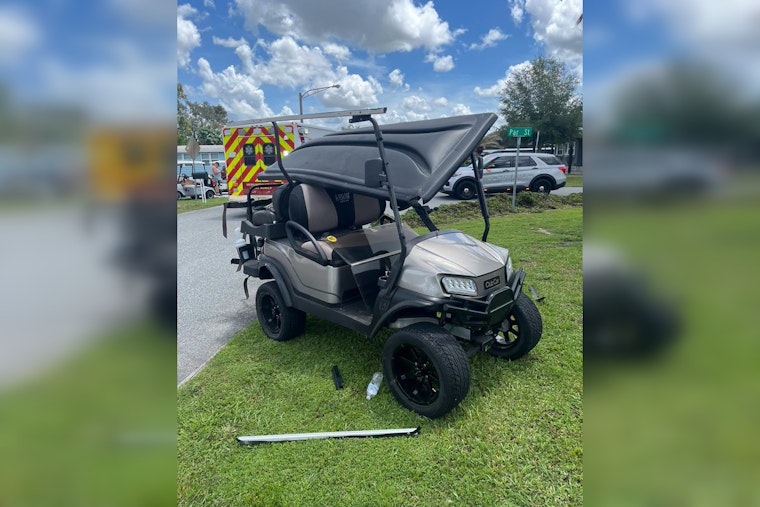 Golf Cart Rollover in Brooksville Senior Community Sends Rider to Trauma Center