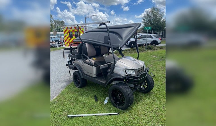 Golf Cart Rollover in Brooksville Senior Community Sends Rider to Trauma Center