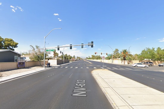 Gray Sedan Flees After Hitting Woman At Notorious Nellis-Twain Crossing