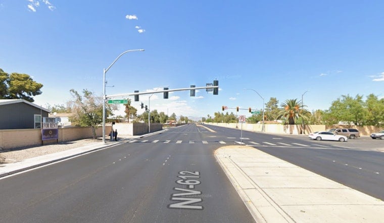 Gray Sedan Flees After Hitting Woman At Notorious Nellis-Twain Crossing