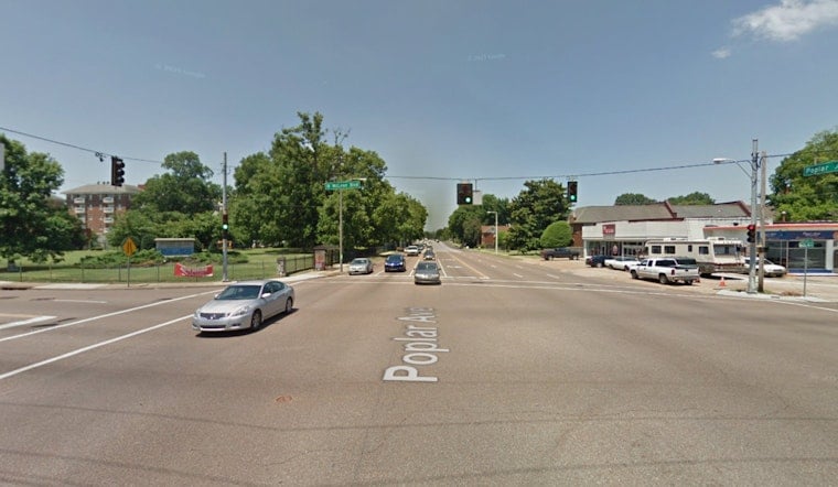 Gray Sedan Slams MATA Bus in Midtown, Driver Vanishes Down Poplar