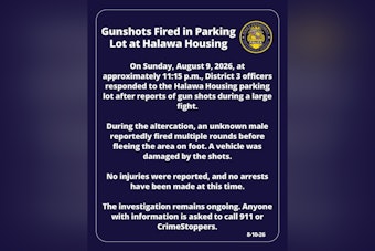 Gunman Sprays Bullets During Halawa Housing Brawl, Vehicle Hit, No Arrests
