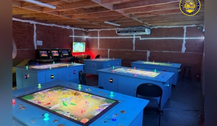 Halawa Warehouse Raid Nets 39 Gaming Machines, $22,900 in Cash for HPD