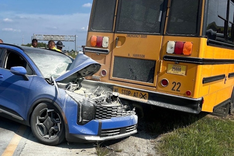 Harrison County Bus Driver's Illegal I-265 U-Turn Hurts 2 Volleyball Players