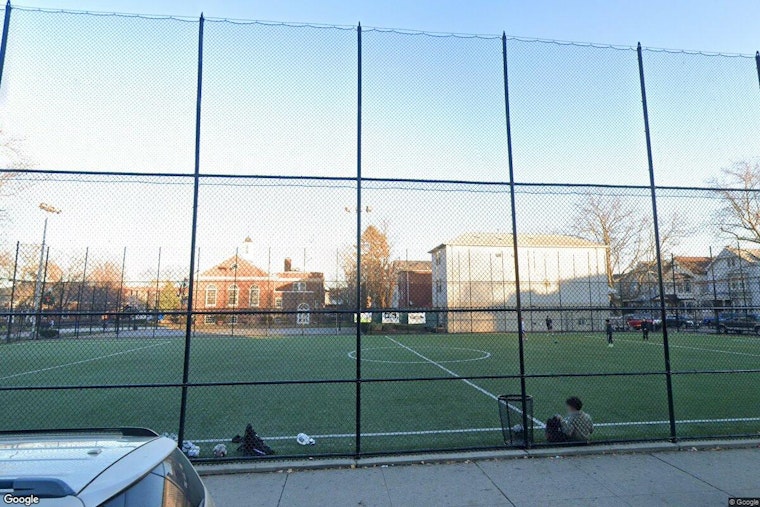 Harrison High School Unveils New Mini Soccer Pitch After World Cup Ran Through Town