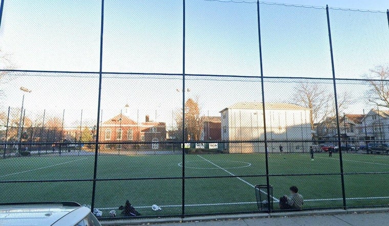 Harrison High School Unveils New Mini Soccer Pitch After World Cup Ran Through Town