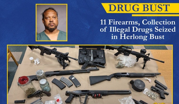 Herlong Drug House Raid Nets 11 Guns, Fentanyl After Neighbors Tip Off JSO