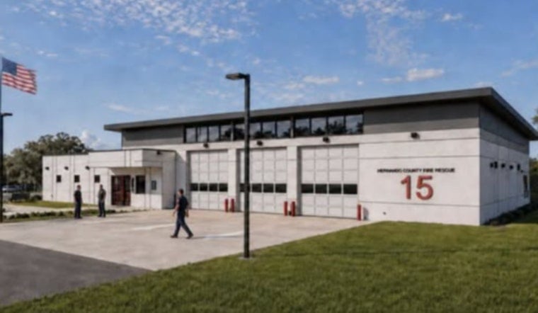 Hernando County Fire Station 15 Groundbreaking Near Weeki Wachee