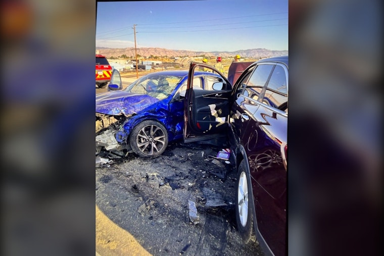 Hesperia Woman's Civic Goes Airborne Into Bear Valley Road, Injures Two