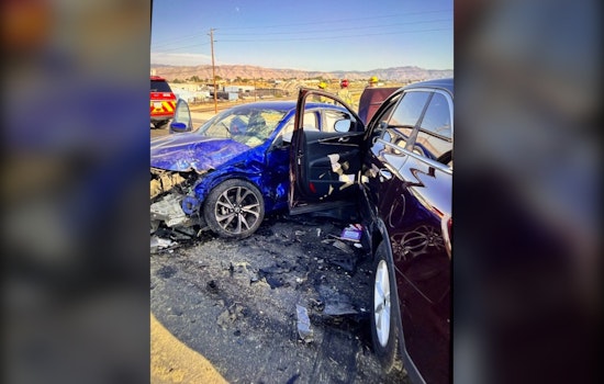 Hesperia Woman's Civic Goes Airborne Into Bear Valley Road, Injures Two