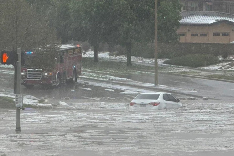 Hidden Hail Traps Drivers as Flash Floods Swamp South Metro Denver