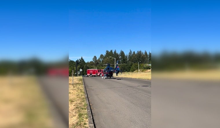Highway 26 Horror: Sandy Biker Trapped Between Cars, Airlifted After 3-Vehicle Crash