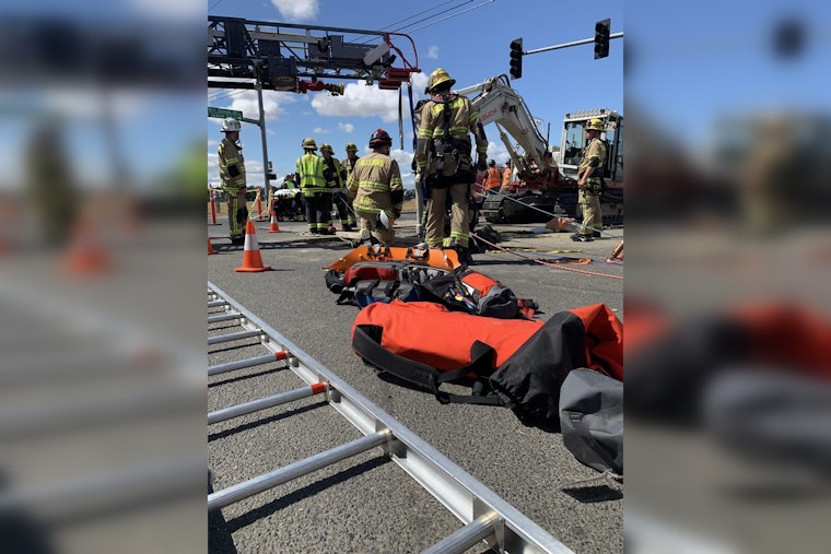 Hillsboro Trench Rescue Shuts Evergreen Road, LifeFlight Called In
