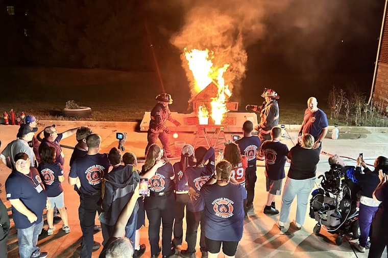 Hoffman Estates Firefighters Teach Rescue Skills to Students With Disabilities