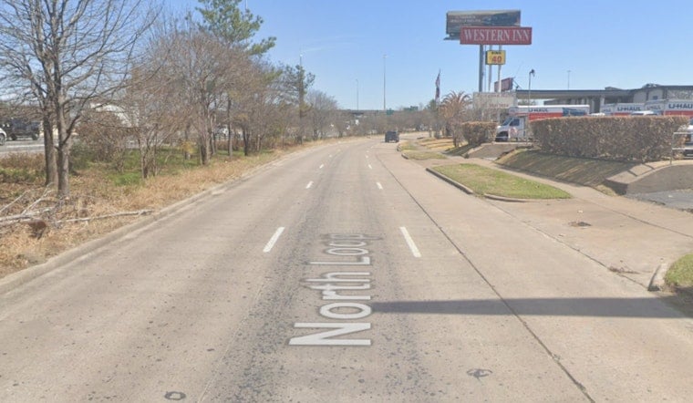 Houston Big Rig Skewered by Its Own Load on North Loop, Snarling Traffic