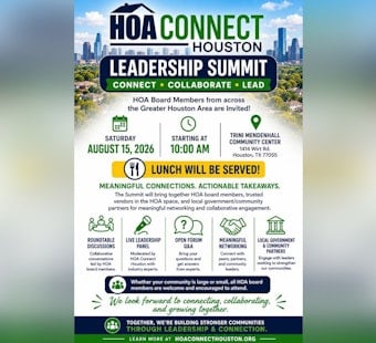 Houston HOA Leaders Summit Tackles E-Bike Danger and Rising Dues