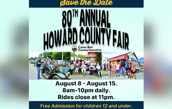 Howard County Fair Returns Aug. 8 With Rides, Livestock And Eats