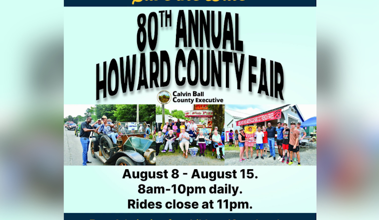 Howard County Fair Returns Aug. 8 With Rides, Livestock And Eats