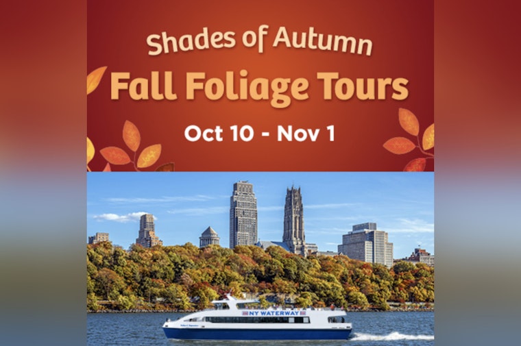 Hudson River Foliage Cruises Return in October, Tickets Already Selling Fast