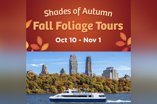 Hudson River Foliage Cruises Return in October, Tickets Already Selling Fast