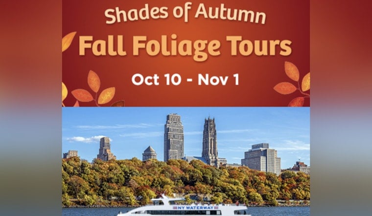 Hudson River Foliage Cruises Return in October, Tickets Already Selling Fast