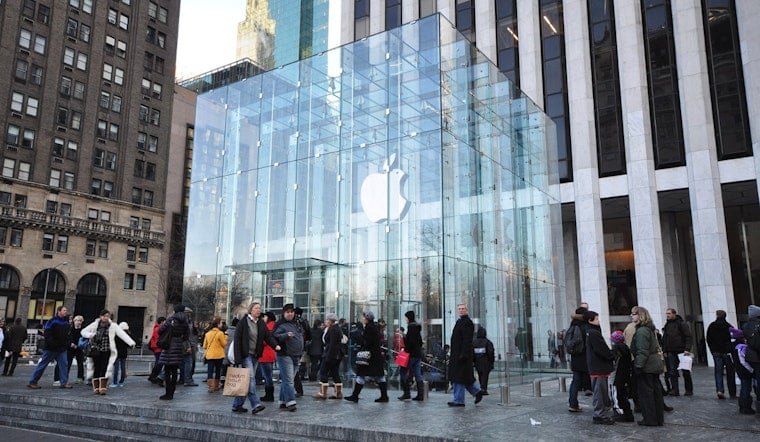 Hundreds Of Ted Lassos Storm Fifth Avenue For Apple's Lookalike Showdown