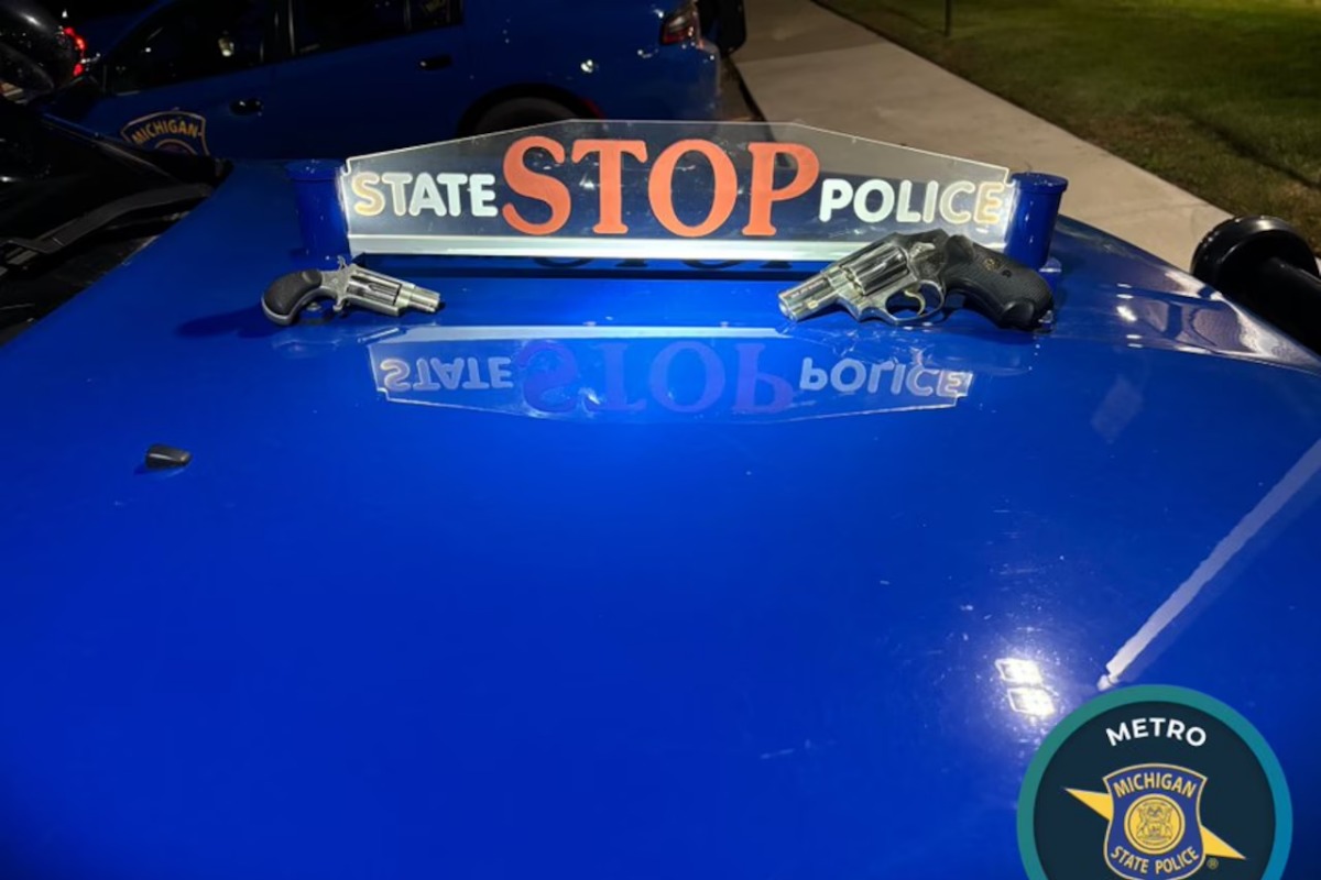 I-75 Speeder Near Sashabaw Road Caught With Two Loaded Guns, Third DUI