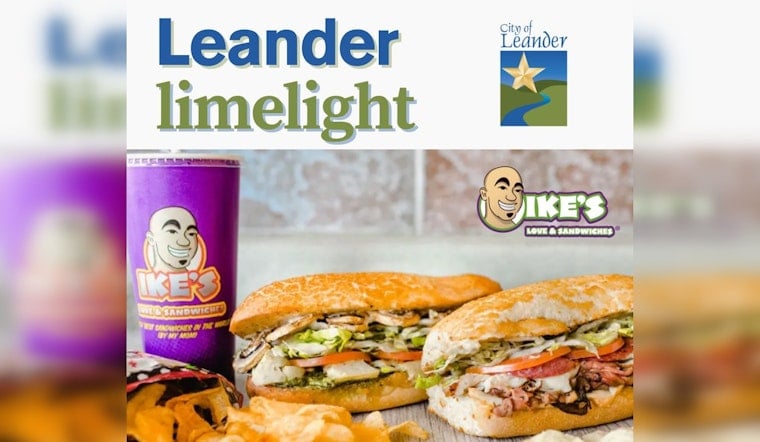 Ike's Love & Sandwiches Files Plans for Leander's New Northline Downtown